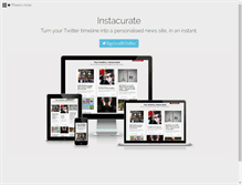Tablet Screenshot of instacurate.com